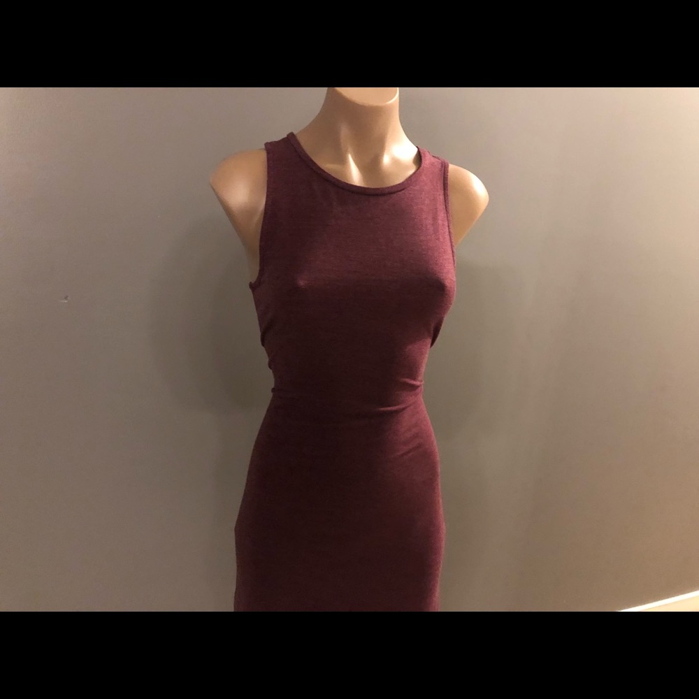 Cotton On Maroon Sexy Tight Dress